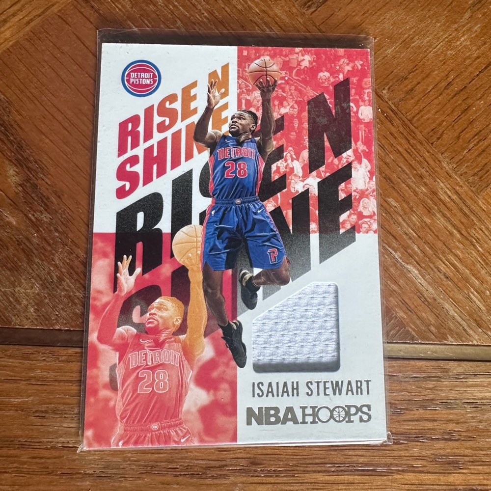 Panini NBA Hoops Card - Red, Blue, White